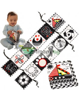 Сензорна книга, контрастна играчка за бебета